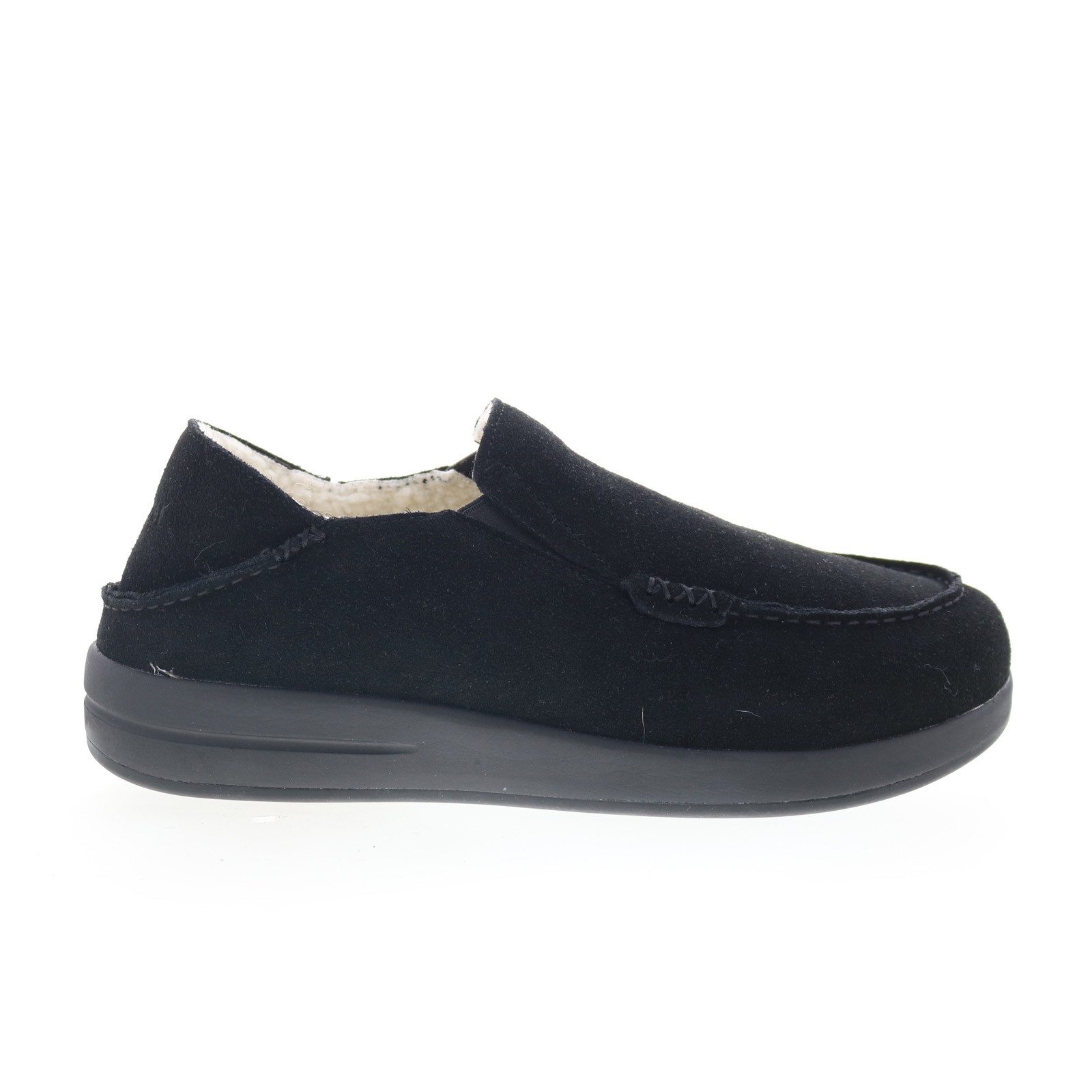 Propet Edsel MXX004S Mens Black Extra Wide Suede Loafer Slippers Shoes 10 6790₽