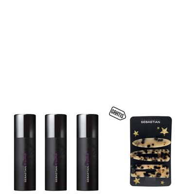 Sebastian Re-Shaper Strong Hold Haarspray 3x 50 ml + gratis Haarspangen