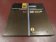 TDK SA 35/180M EE Reel to Reel Tape / Metal Reel
