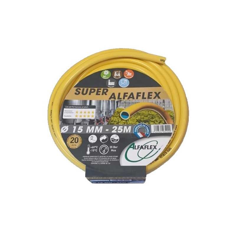 Tuyau d arrosage 19mm anti vrille 50m SUPER ALFAFLEX débit maximal