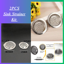Sink Strainer Kit Kitchen Basin Waste Drain Bath Filter Hair Catcher Stopper