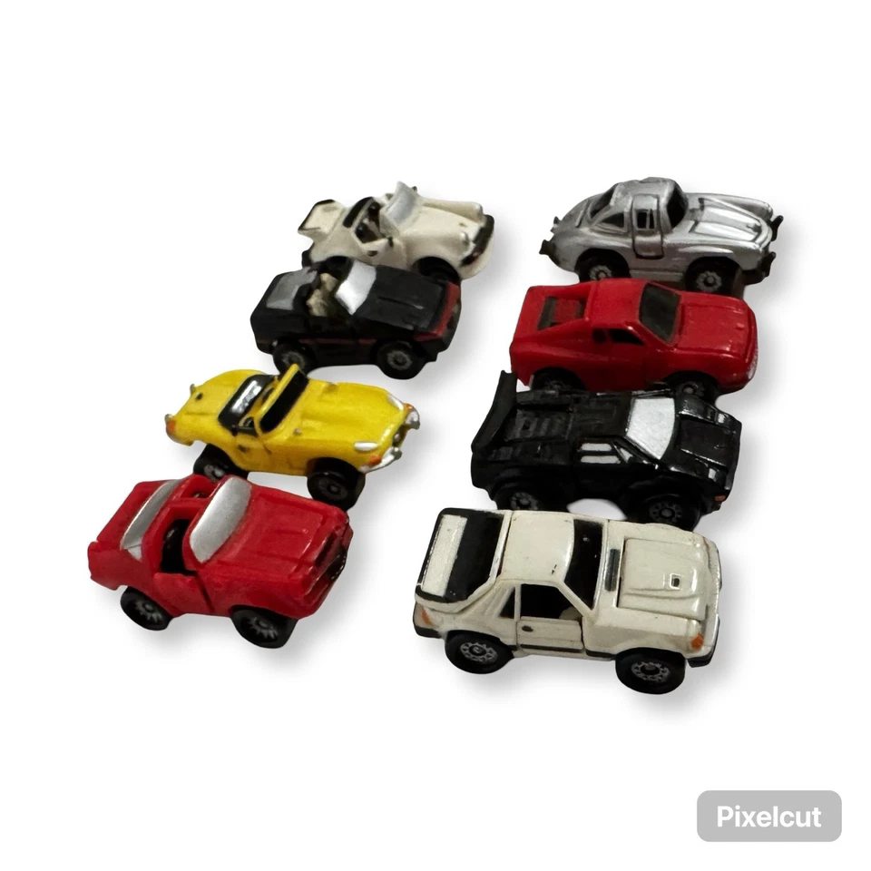 Lote De 8 Coches De Colección Micro Máquinas De Lujo Completo Años 80 Galoob Usado En Excelente Condición RARO Foto 3 de 4