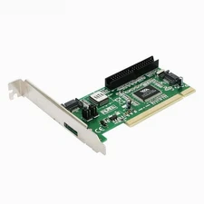 VIA6421 PCI to 2x SATA PATA Hard Disk Converter Adapter PCI to IDE Extend Card