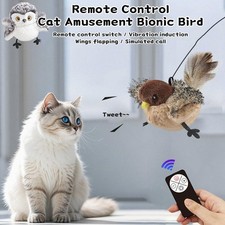 Flying Bird Cat Toy, Chirping Bird Cat Toy Flapping Bird Flapping CatToy B6B4