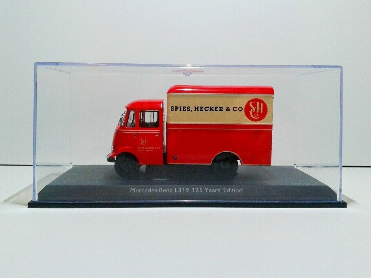 1/43 schuco Mercedes Benz L319 シュコーミニカー Extremely RARE Schuco 1/43 Mercedes L319 Spies Hecker&Co