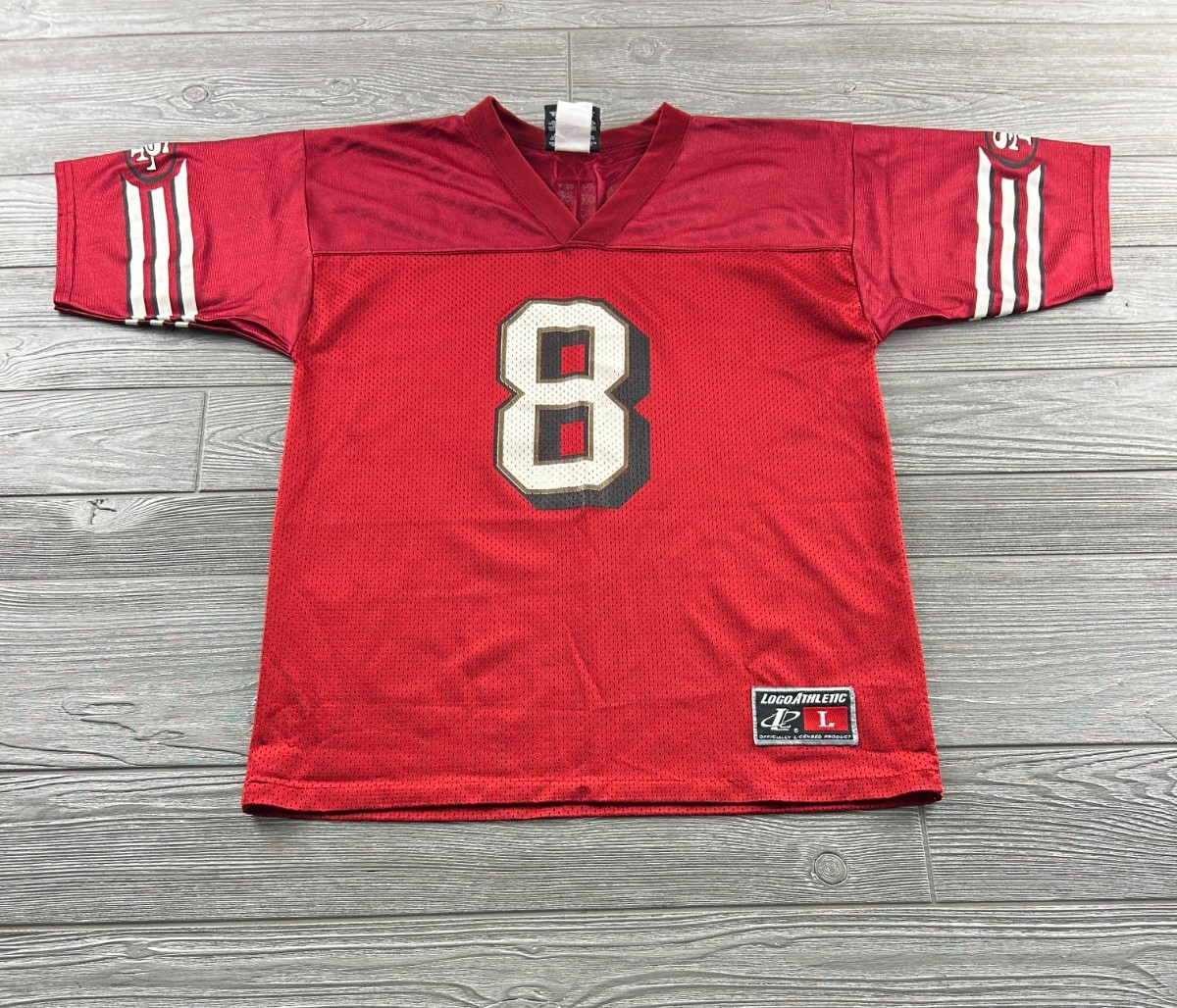 Steve Young #8 San Francisco 49ers Jersey Logo Athletic