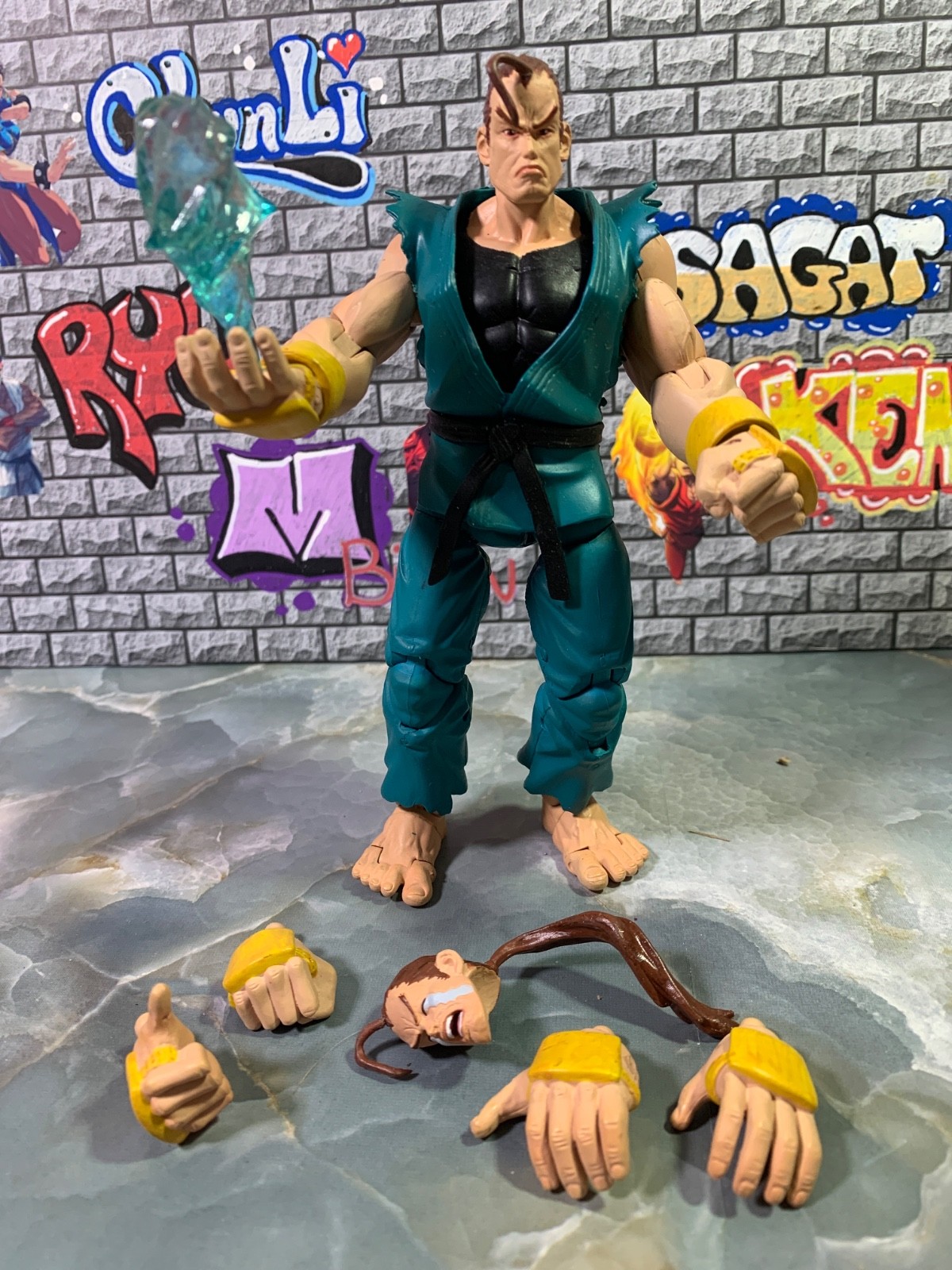 STREET FIGHTER DAN HIBIKI SOTA TOYS SDCC 2007 Complete