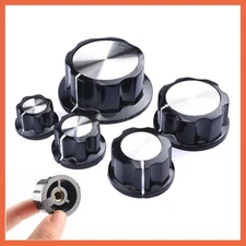 Control Knobs Potentiometer Knob Volume Amp Dial 6mm Hole for Shaft Radio Tuner