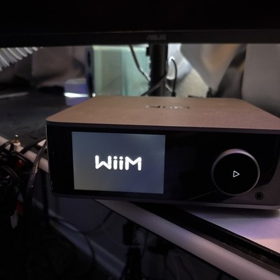 WiiM Ultra Music Streamer Preamp w/ 3.5'' Touchscreen, HDMI ARC, Phono