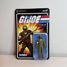 2022 Super 7 ReAction GI Joe MP Brown Military Police 3.75  Figure New Sealed