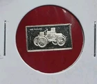 Vintage 1899 Packard Car - 1.6 Gram .925 Sterling Silver Mini Bar Proof Ingot