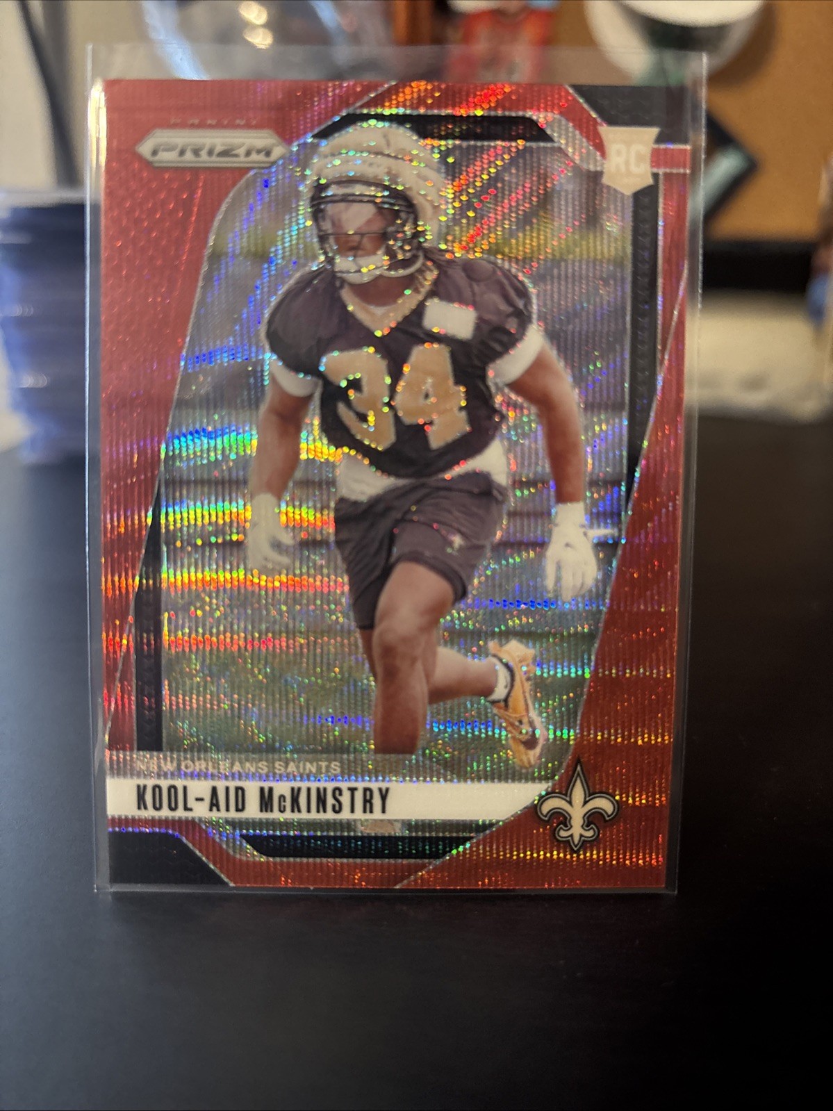 2024 Panini Prizm - Rookies Kool-Aid McKinstry #363 Red Wave Prizm 93/ 149 (RC)