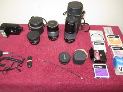 Pentax Universal Screw Mount Lenses and Accessories  All Are in Good Condition