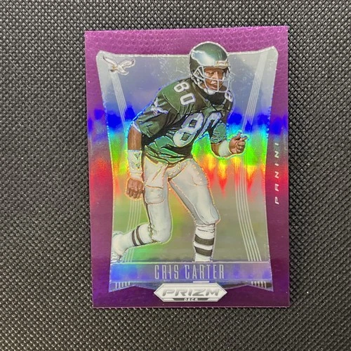 2024 Panini Prizm Deca Football Purple Cris Carter #244