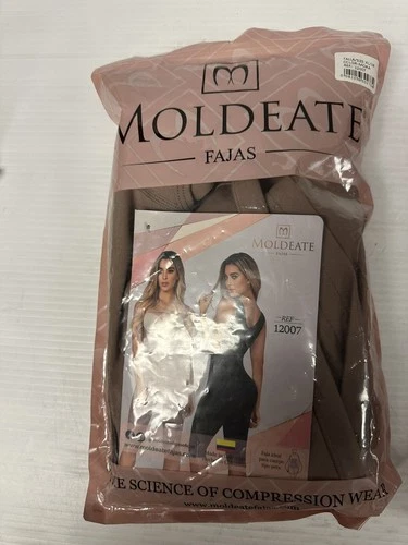 FAJA COLOMBIANA 12007 FULL BODY GARMENT BY MOLDEATE. MOKA XL,