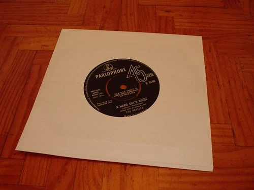 THE BEATLES- A HARD DAY’S NIGHT 45 RPM VINYL SINGLE 1964 ORIGINAL RECORD