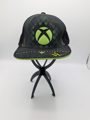 XBOX GEAR Hat Velocity Architecture Glow-in-the-Dark Snap Back Black Cap NEW