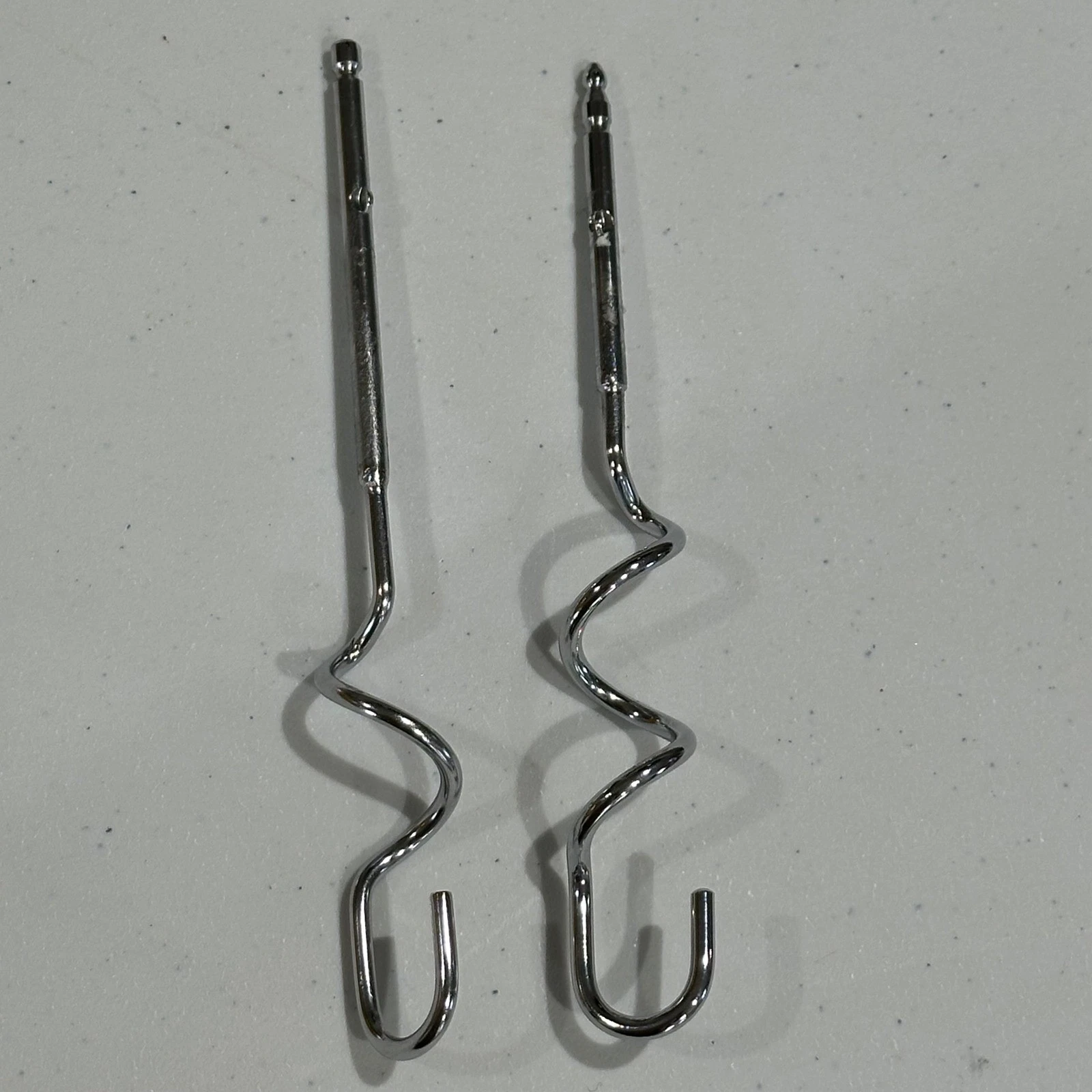 Hamilton Dough Hooks Hand Mixer OS Silver Good Spiral Replacement Parts