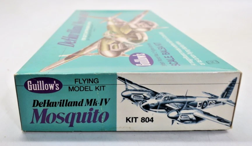Guillows DeHavilland Mosquito MKIV Balsa wood Vintage Model kit 804 - Image 2 of 4