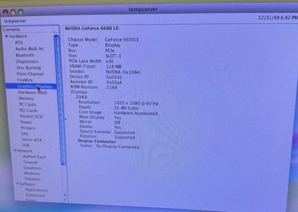Apple Mac G5 A1047 Dual 2.0GHz Power PC 512MB 160GB 16x SuperDrive (M9747LL/A) 7