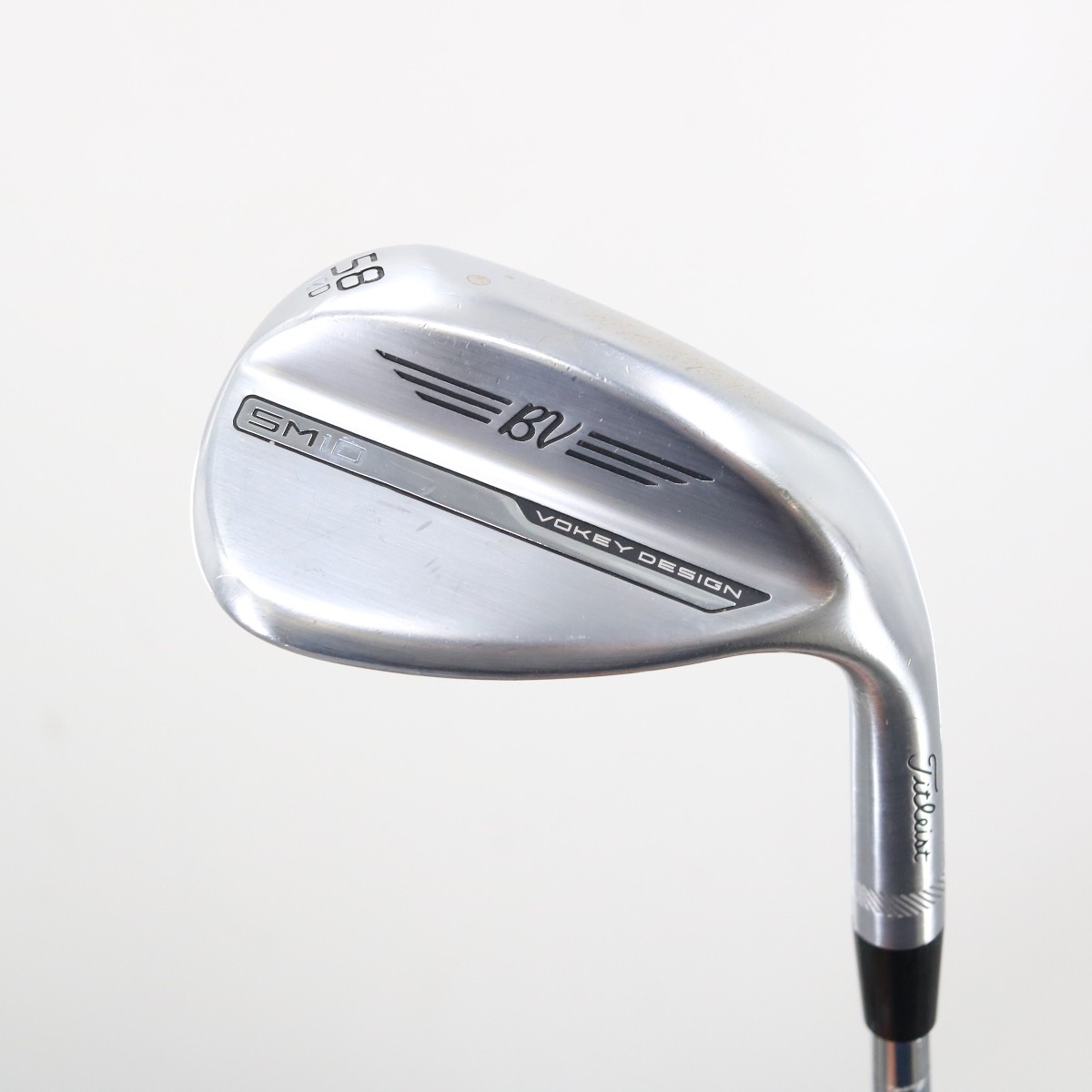 クラブ VOKEY SM10 58/12D Titleist Vokey SM10 Tour Chrome Lob Wedge 58 Deg 58.12D Steel