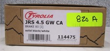 SKI BINDINGS TYROLIA 114475 JRS 4.5 GW CA Brake 80 Solid Black White NEW