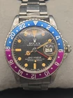 Rolex Oyster Perpetual GMT-Master Fuchsia 39mm Black Date Dial Mens Watch 1675