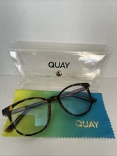 Quay Blue Print 125 Sunglasses W/ Case  Cloth Women  s R-4 