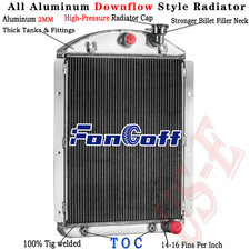 3 Row Aluminum Radiator For 1941-1946 Chevy Truck Pickup 3.8l V8 Small Block