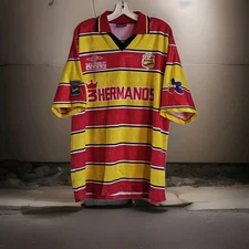 🚨🔥VINTAGE MARVAL SOCCER ORIGINAL MORELIA MONARCAS  JERSEY SIZE X-LARGE 