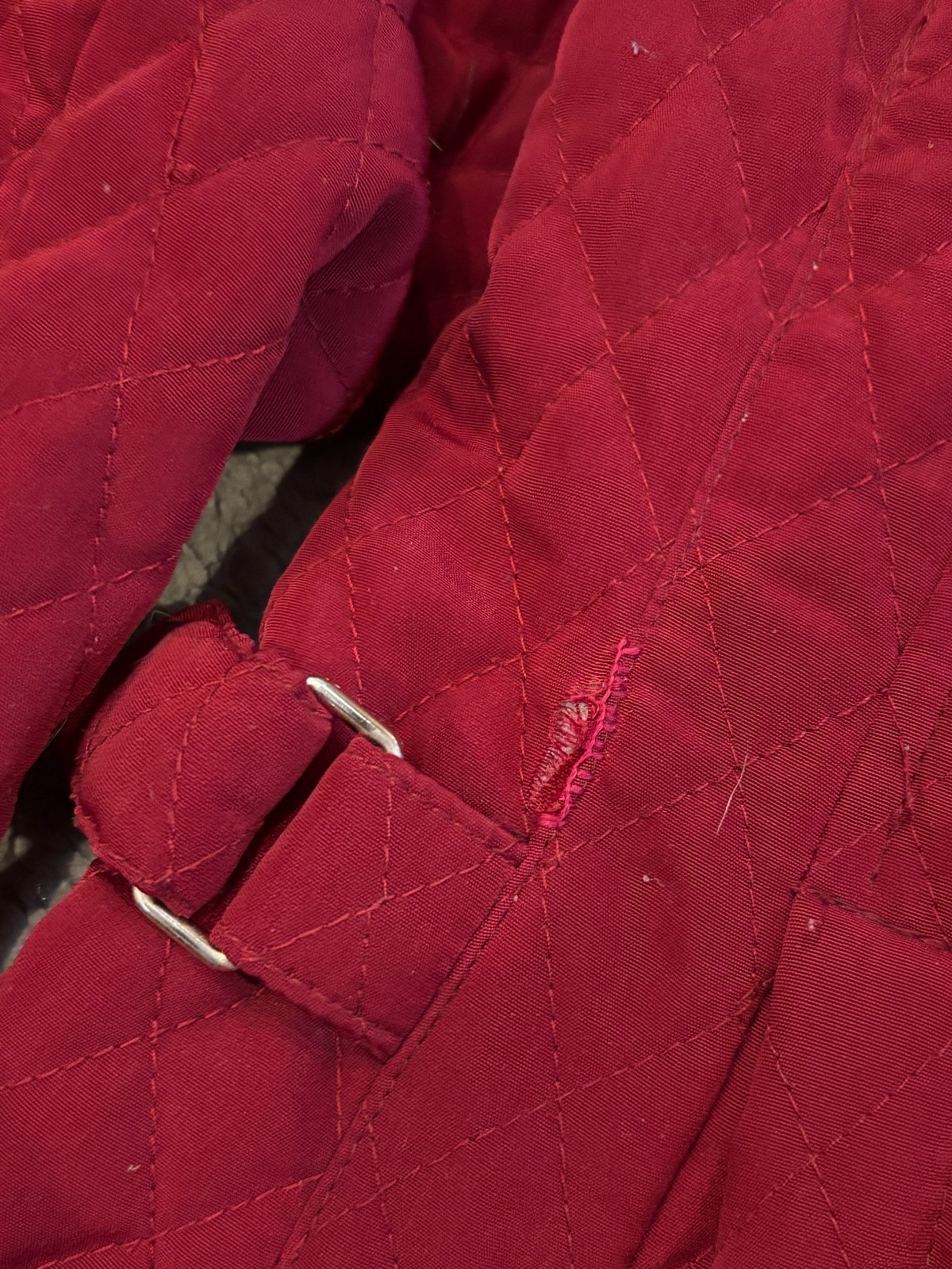 Classic Elements Quilted Jacket WomensMedium Red … - image 2