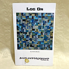 Log On Quilt Pattern Janine Burke Blue Underg...