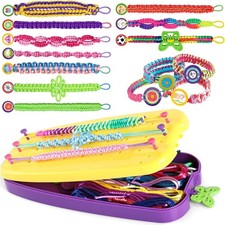 Friendship Bracelet Making Kit Toys, Ages 7 8 9 10 11 12 Year Small, Yellow