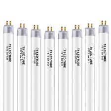 8 Pack 12 Inch F8T5/CW LED Bulbs, 4100K Cool White, T5 LED 5 Watts Replace Fl...