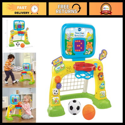 Interactive Sports Center for Kids - Smart Shots Playset, Yellow, Fun & Educatio