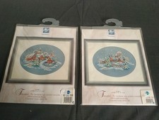 KIT POINT DE CROIX  VERVACO VERACHTERT Lot De 2 Dim 20*16 Cm Liv Offerte 