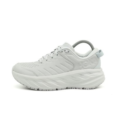 Hoka One Damen W Bondi SR Sneaker Weiß Leder Low-Top Laufschuh EU 37 1/3