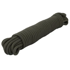 Rothco Heavy Duty General Purpose Thick 50' Utility Rope 3/8"- Olive Drab