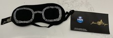 RARE Discontinued Joan Boyce HSN Crystal Rhinestone Sleep Eye Mask Collectible