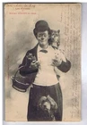Old postcard - humor - clowns - Monsieur AUGUSTE en voyage