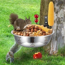 Squirrel Feeders for Outside, Metal House Big-8.5"-1.4L-SL-0