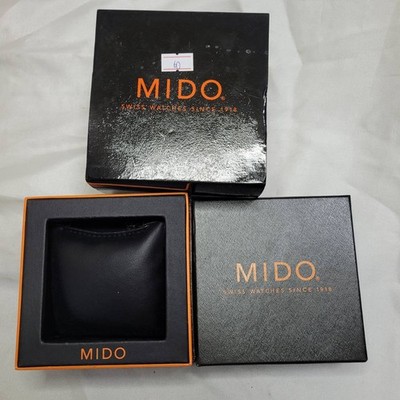 Genuine MIDO Watch Box Mico Commander Watch Black Box Swiss Watch & Outer Box