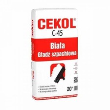 CEKOL C-45 WHITE gypsum filler Smoothing Compound 1kg/5kg/20kg Bag