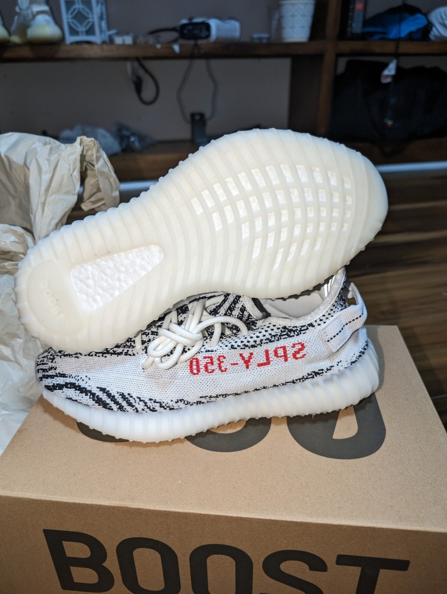 CP9654 adidas Yeezy Boost 350 V2 Zebra White Black Red (Men's) | eBay