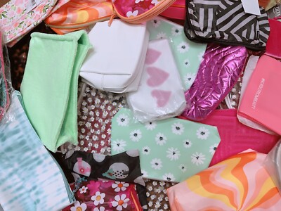 10 X Mix Cosmetic Bag Pouches Cases Different Sizes Ulta Sephora Nordstrom Macys