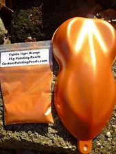 Fightin Tiger Orange Pearl Pigment Black White Matte Clear Gloss HOK