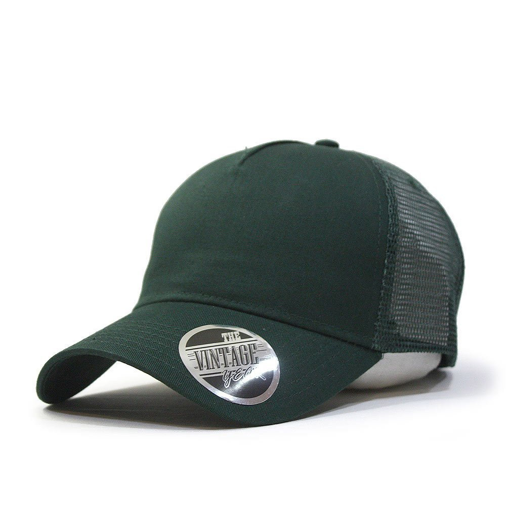 New Plain Cotton Twill Mesh Adjustable Snapback Trucker  display picture 1