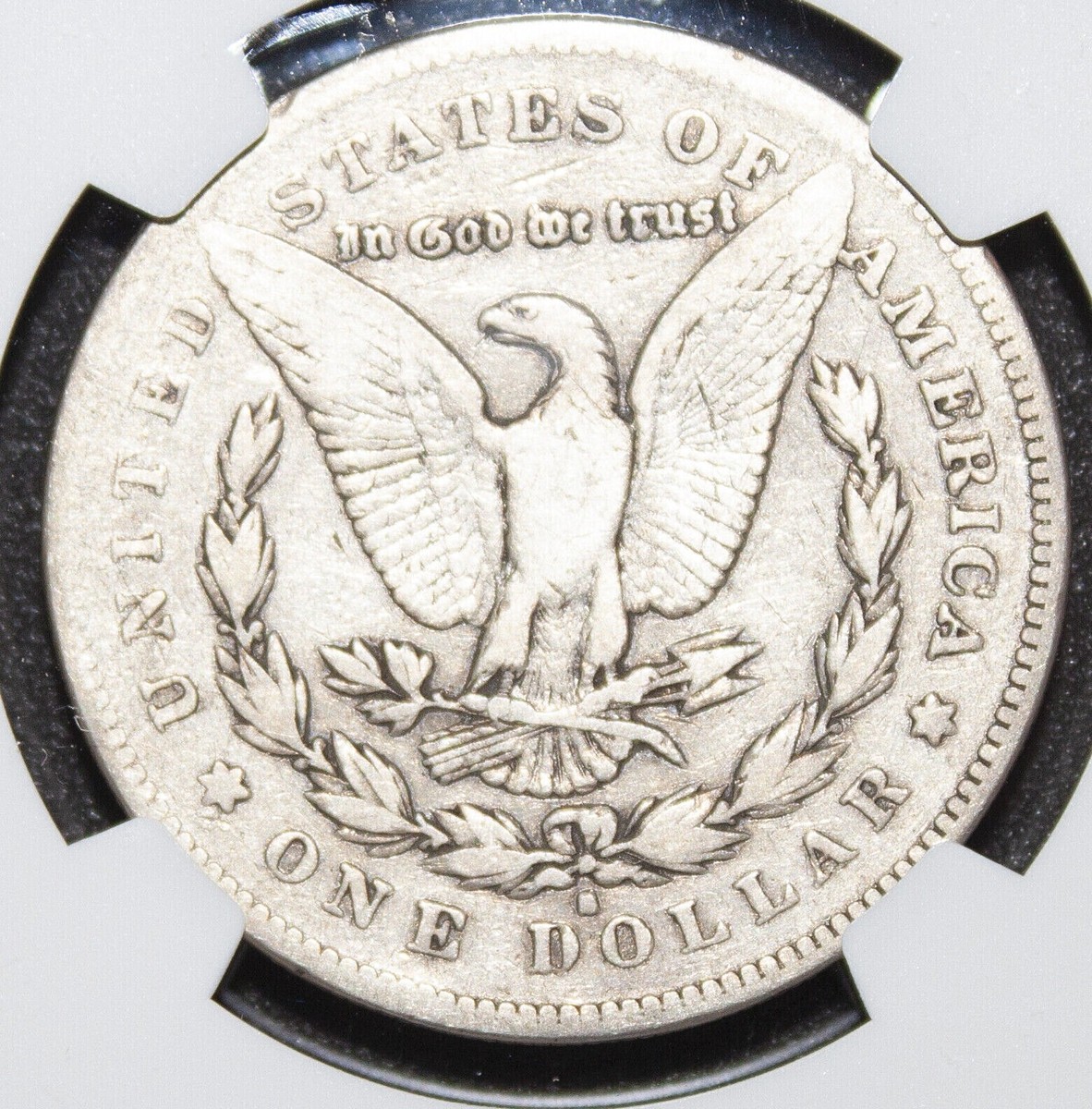 1878-S Top-100 Morgan Dollar VAM-27 (long nock reverse) graded F