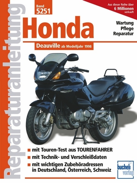 Thumbnail - Honda Deauville Ab 1998 Reparaturanleitung Reparatur/handbuch