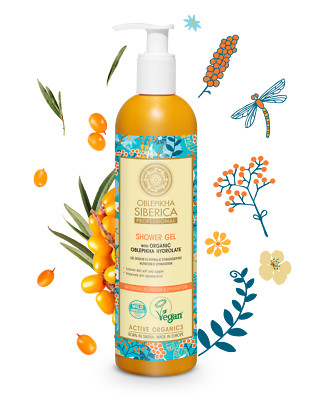 Natura Siberica Oblepikha Shower Gel Intensive Nutrition And Hydration, 400 ml
